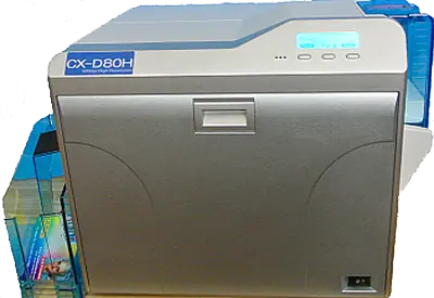 DNP CX-D80H Retransfer 600 DPI Card Printer - Duplex