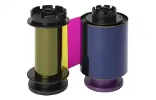 Evolis RT4F101A100 YMCK RT Color Ribbon -600 prints/roll    